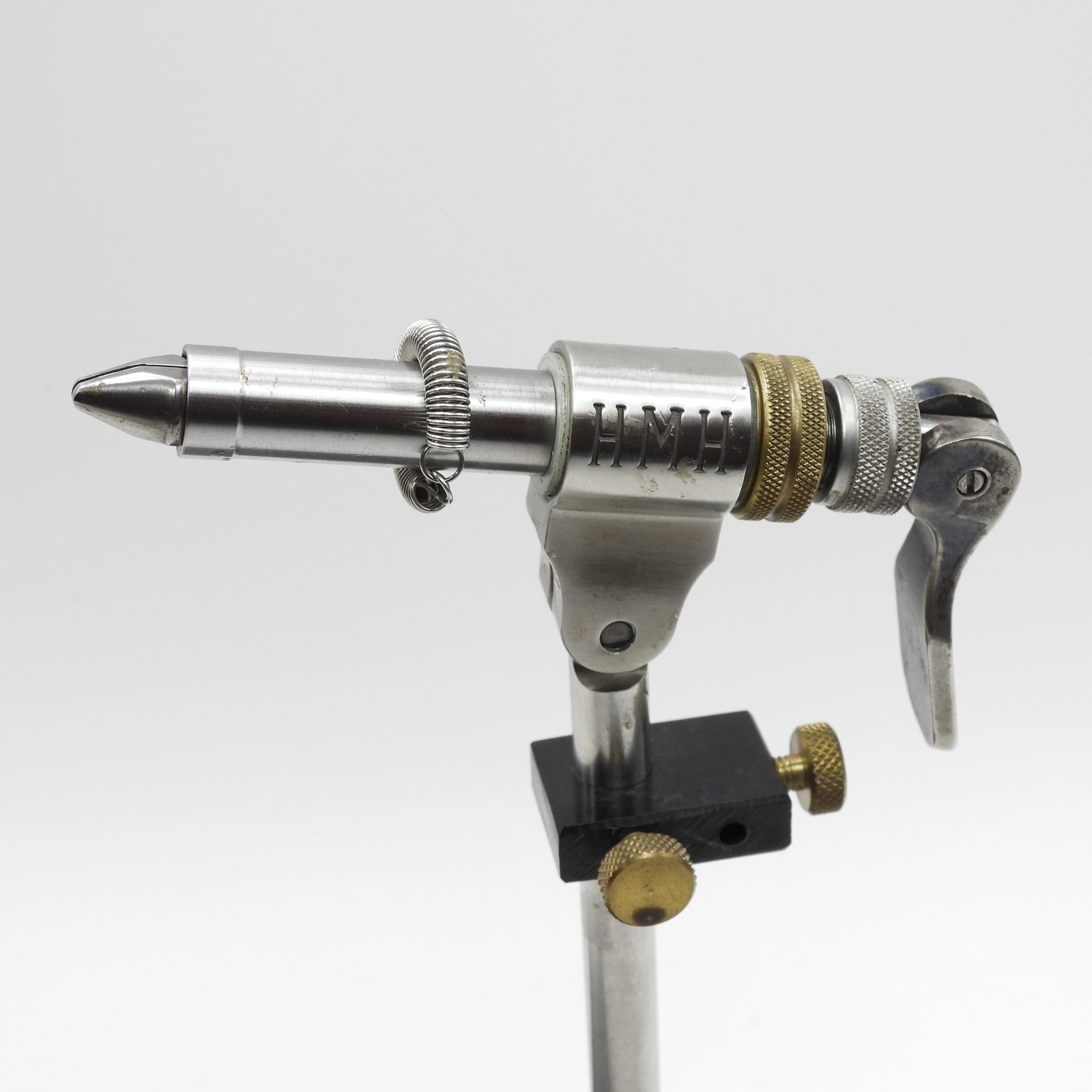 HMH Spartan Fly Tying Vise. W/ Profile Plate, Spare Jaw, & Box.