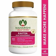 2x Maharishi Ayurveda Raktda Ayurvedic Treatment - 60 Tablets each usps ship
