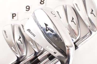 Mizuno MP-4 Forged 5-6-7-8-9-Pw 6 Stück RH Stiff DG CPT S200 Golf Herren...