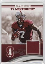 2015 Panini Stanford Cardinal Memorabilia Ty Montgomery #TM-STA 1cx3