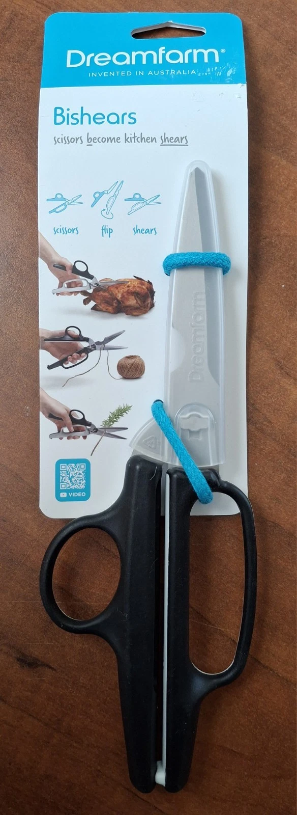 Dreamfarm Bishears 2-In-1 Kitchen Scissors That Become Shears-Black/White DFBS35
Opens in a new wind