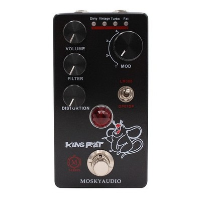 RAT Gitarreneffektpedal Verzerrung True Bypass-Schaltung Gitarrenproz4814