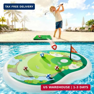 Funscape Kids Inflatable Golf Pool Toys, Fun Swimming Pool Game, Floating Water