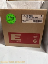 Halo Cooper Lighting 6026781 3" Element Trim Kit Double Converts Single 6pack