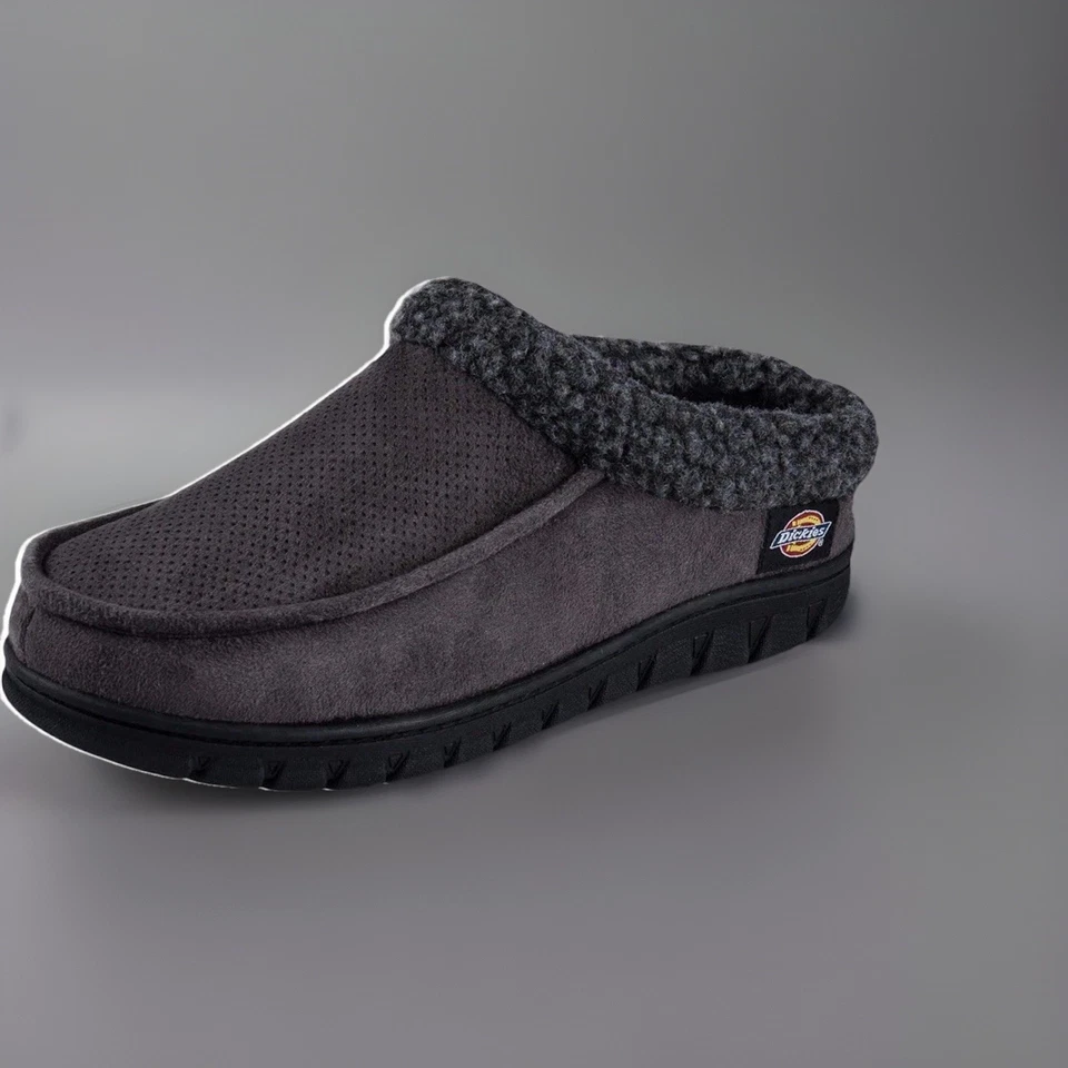 Zapatillas de espuma viscoelástica Dickies para hombre talla XL 11-12 perforadas con espalda cerrada. Gris Foto 4 de 4