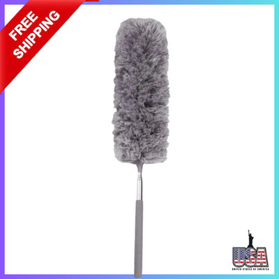 Microfiber Duster Soft Feather Dusting Brush Household Extendable Cleaning Tool*