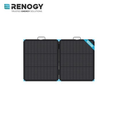 Renogy 100W Lightweight Portable Solar Suitcase Foldable Solar Panel Outdoor