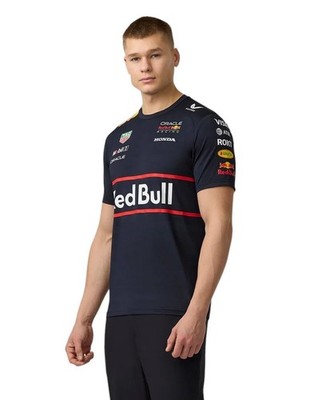 Men s F1 Red Bull Racing Official T Shirt Night Sky Blue 2025/26 Castore Team