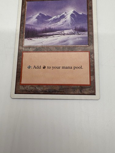 Magic The Gathering Mountain Fifth Edition Land Vintage Add To Your Mana Pool - Picture 2 of 12