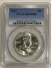 1962 P Franklin Half Dollar PCGS MS64 FBL Silver Coin 50C US Mint