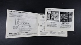 12 Original Manual/Instructions Nintendo NES Castlevania II 2