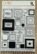Simon Says Stamp Mix And Match Squares Photopolymer Stamp Set #SSS202266