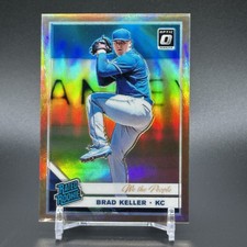 2019 Donruss Optic Brad Keller WE THE PEOPLE #'d /76 Rated Rookie - KC Royals RC