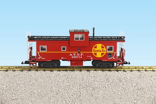 Trenes EE. UU. Escala G 12101 SANTA FE VISIÓN EXTENDIDA FURGÓN ROJO/NEGRO | Zustand: New