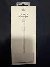 Genuine Apple Lightning to VGA Adapter - New Sealed - iPhone/iPad to Monitor