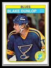 1982-83 O-Pee-Chee #301 Blake Dunlop