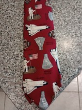 Smithsonian Institution mens neck tie space s...