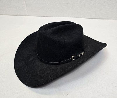 Resistol Self-Conforming Western Cowboy Hat Size 7 3/8 Black  display picture 2