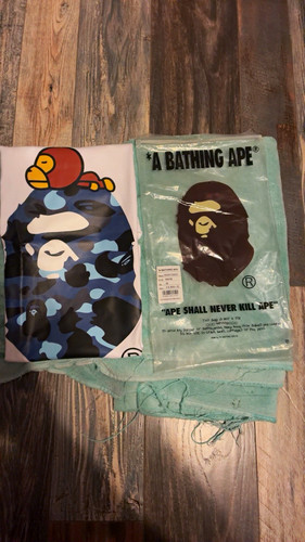 A Bathing Ape BAPE Baby Milo Graphic Print T-Shirt Men’s M White Crew Neck