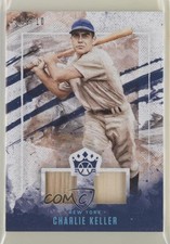 2019 Panini Diamond Kings DK Materials Holo Blue 8/10 Charlie Keller #DMS-CK a8r
