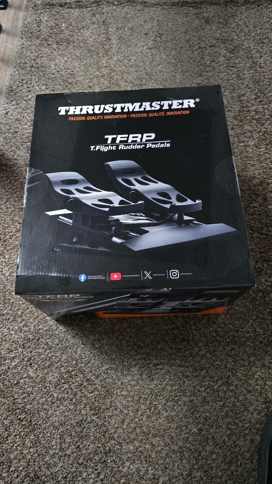 Thrustmaster Flight Rudder Pedals - Black