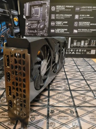Tarjeta gráfica para juegos Nvidia Geforce Gigabyte RTX 3060ti 8 GB PCIE PC GFX