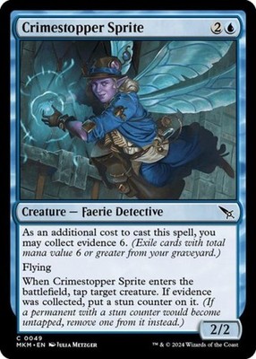 Crimestopper Sprite - MAKM MTG - Light Play