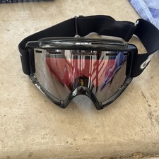 Boll Adjustable Ski Snowboard Goggles Black Frame Red Lens Unisex Adults