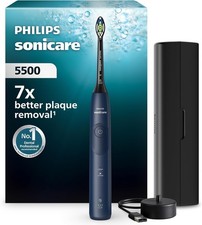 Image of Philips Sonicare 5500 Electric Sonic Toothbrush Blue New Technology HX7113/01