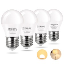 Low Watt LED Light Bulbs 1.5W Equivalent 10W 15W 20W Warm White 1.5w Pack-4