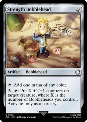 Strength Bobblehead - 143 - Universes Beyond: Fallout - NM