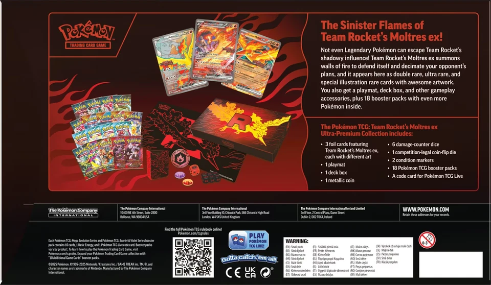 Team Rocket Moltres Ultra Premium Collection New Shipping Now - Image 3 of 4