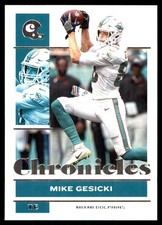 Mike Gesicki 2021 Panini Chronicles #75 Dolphins NFL READ FREE SHIP AutographDen