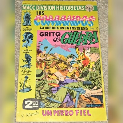 1 Rare VHTF Comandos 13 MX 1975 Unreleased Cover MACC Division Foreign
