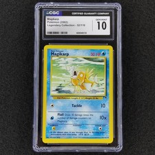 2002 Pokemon Legendary Collection Magikarp 52/110 CGC 10 Gem Mint WOTC on eBay