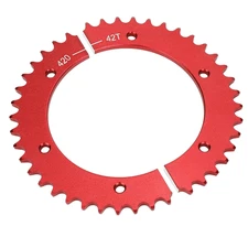 Mini Bike 420 Chain 42 Tooth Sprocket Aluminum Split Sprocket Go Kart Rear Sproc
