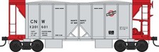 Bowser HO Scale 43655 70-Ton Ballast Hopper   Chicago  North Western CNW MOW