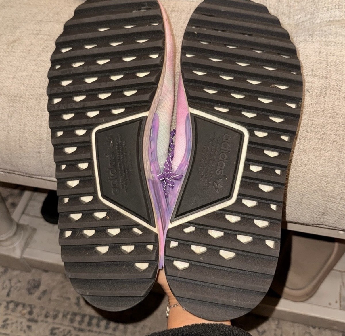 Adidas PW HU Holi NMD MC Pink Purple Sneakers Adidas PW Hu Holi NMD Size 12.5 | Mercari main image 2