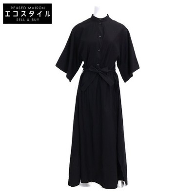 Excellent Condition 2023 HERMES 3H0545DH MOSAIQUE Mosaic Belted Long Shirt Dress