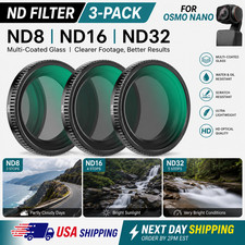 DJI Osmo Nano ND Filter Set   ND8 ND16 ND32 Multi-Coated Glass 3-Pack