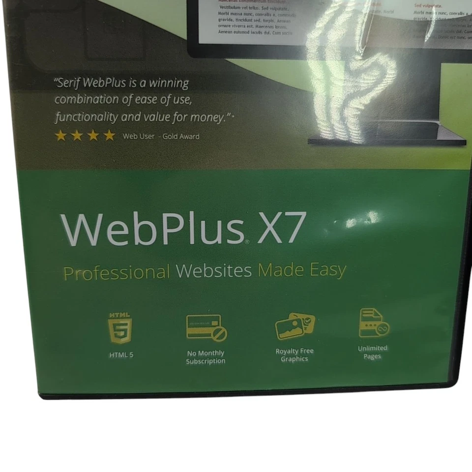 WebPlus X7 PC Software Serif HTML 5 Professional Websites Made Easy - Image 3 of 4