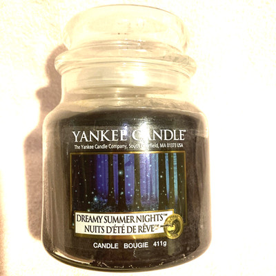 Yankee Candle Dreamy Summer Nights Medium 14.5 oz. One Wick Jar NEW European 