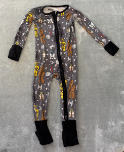 Little Sleepies STAR WARS MAY THE FORCE BE WITH YOU Zippy 6-12 M. (Free S/H)