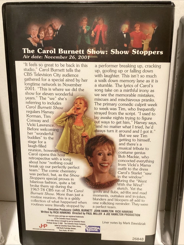 “Carol Burnett Show” 3 VHS, Collector’ Edition, 2 Sealed, 1 Open, Foto 4 de 4