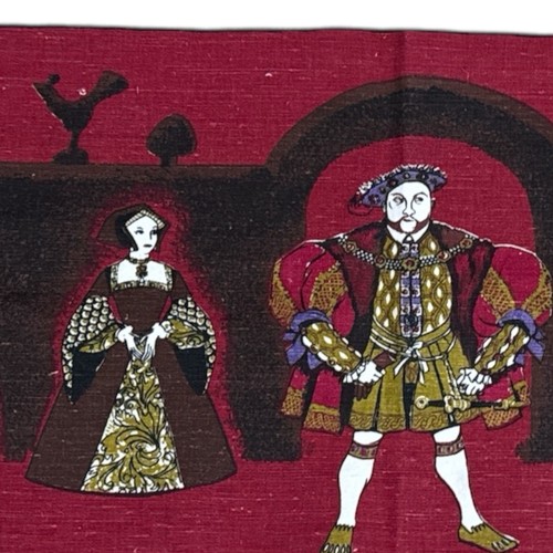 Tibor Original Tibor Reich King Henry The 8th And Wives Fabric Panel EUC - Picture 7 of 8