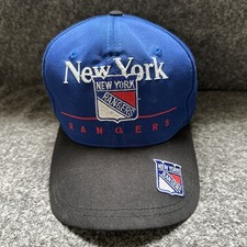 Vintage New York Rangers NHL Twins Enterprise Hat Snapback Cap NWOT Men
