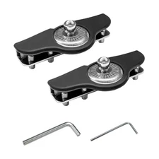 2 PCS LED Light Mounting Brackets, Adjustable Stainless Steel Hood Led Light 