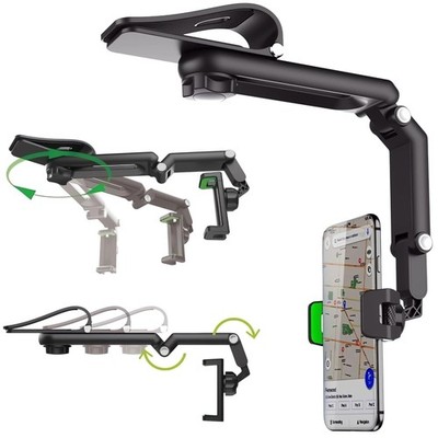 Adjustable Car Cell Phone Holder - Rear View Mirror Mount