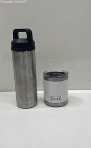 YETI Rambler 18oz Stainless Steel Bottle WITH 10 OZ RAMBLER