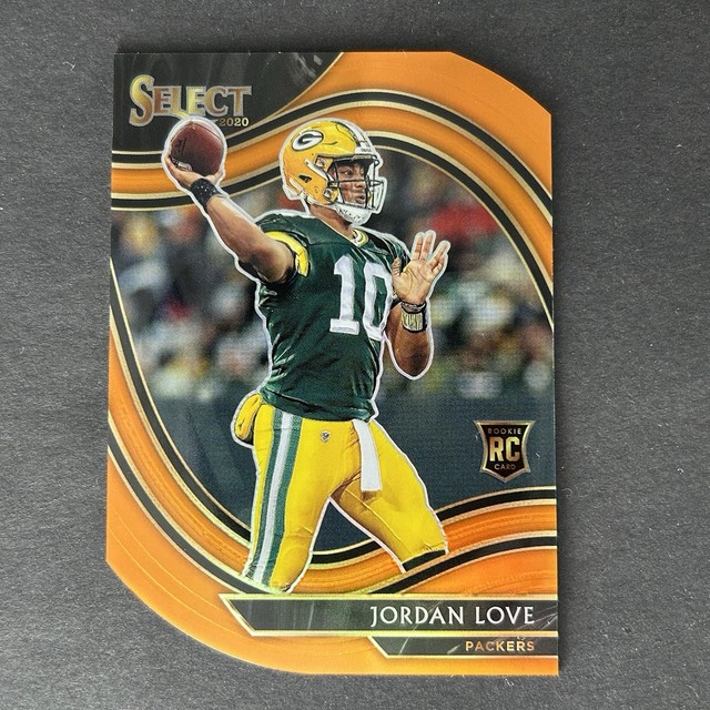 2020 Panini Select Jordan Love #347 Field Level Orange Die-Cut Rookie